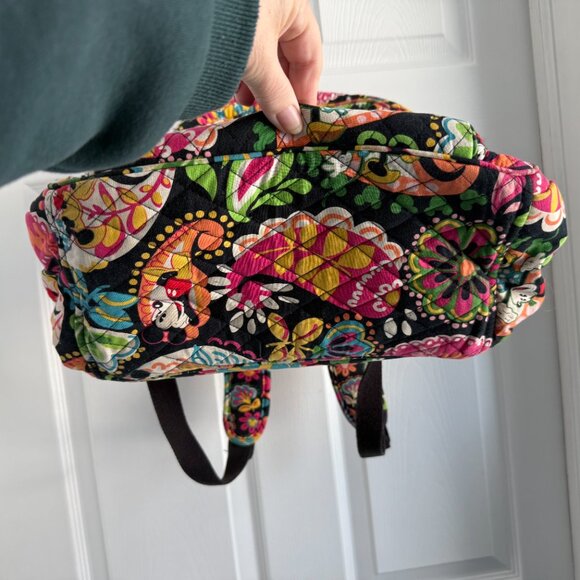 Vera Bradley Disney Parks Midnight With Mickey Campus Backpack Retired RARE - Picture 8 of 16